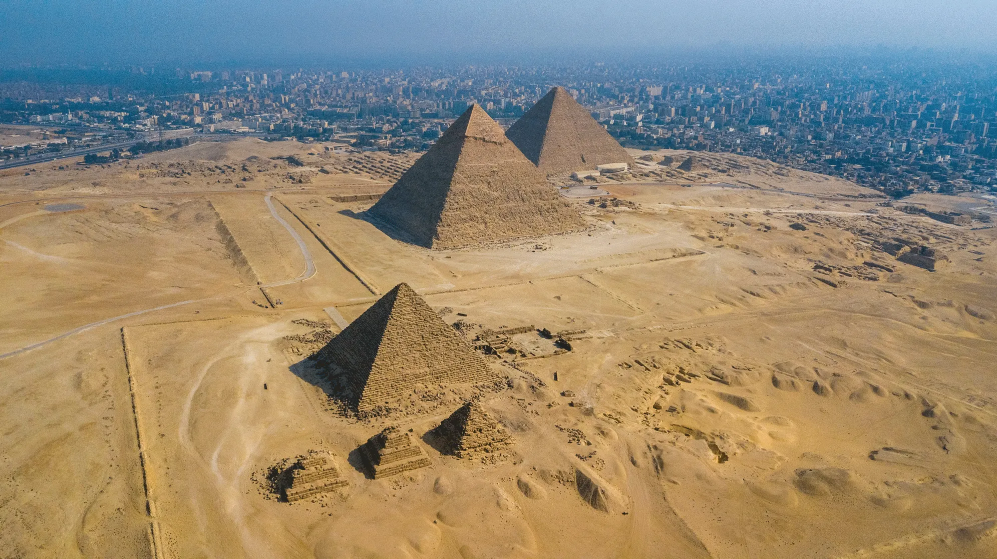 Giza Pyramids Exterior View